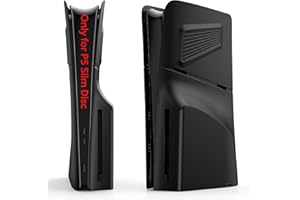 INNOAURA Plates for P5 SIim Disc Edition, Faceplate with Cooling Vents, Anti-Scratch Dustproof Protective Cover for P5 Slim Disc Edition (Black)