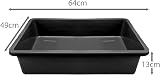simpa Large Deep Plastic Tray for BBQ Grill Oven Rack Soaking Cleaning - 64cm view 3