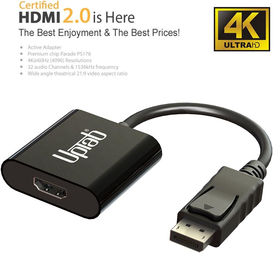 Belkin DisplayPort Zu HDMI Adapter - 4K 60Hz HDR Für Monitor & TV