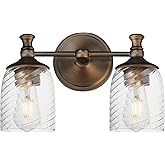 Maxim 21352 Swirl 2 Light 14" Wide Vanity Light - Antique Bronze