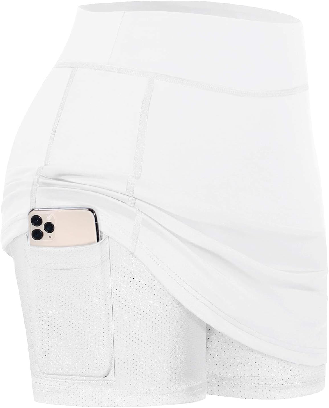 BLEVONH Women Tennis Skirts Inner Shorts Elastic Sports Golf Skorts with Pockets: Clothing