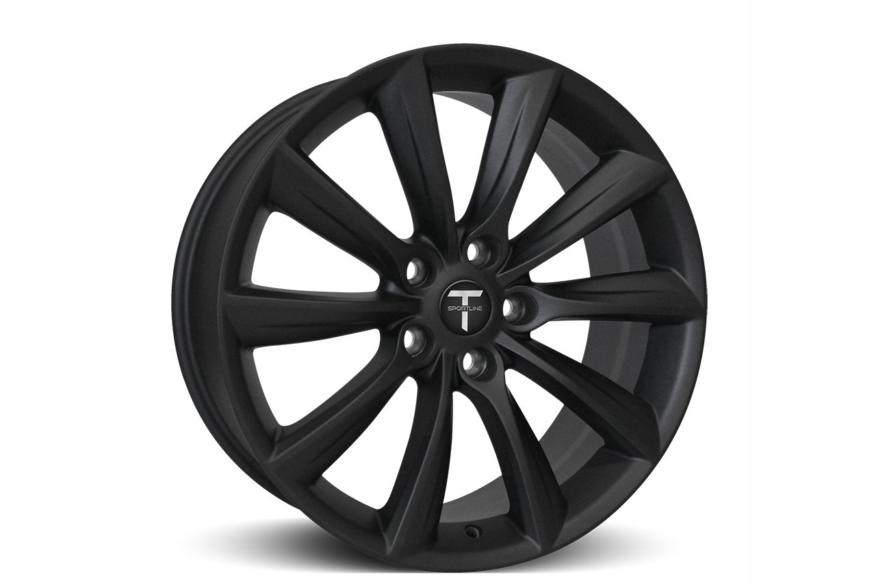Amazoncom 20 Tst Tesla Model X Wheel Set Matte Black