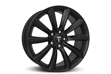 Amazoncom 20 Tst Tesla Model X Wheel Set Matte Black