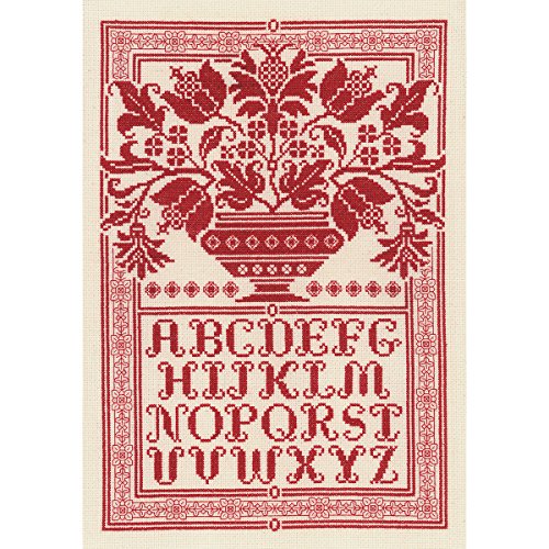 Folk Art Sampler Counted Cross Stitch Kit-10x14.75 14 Count