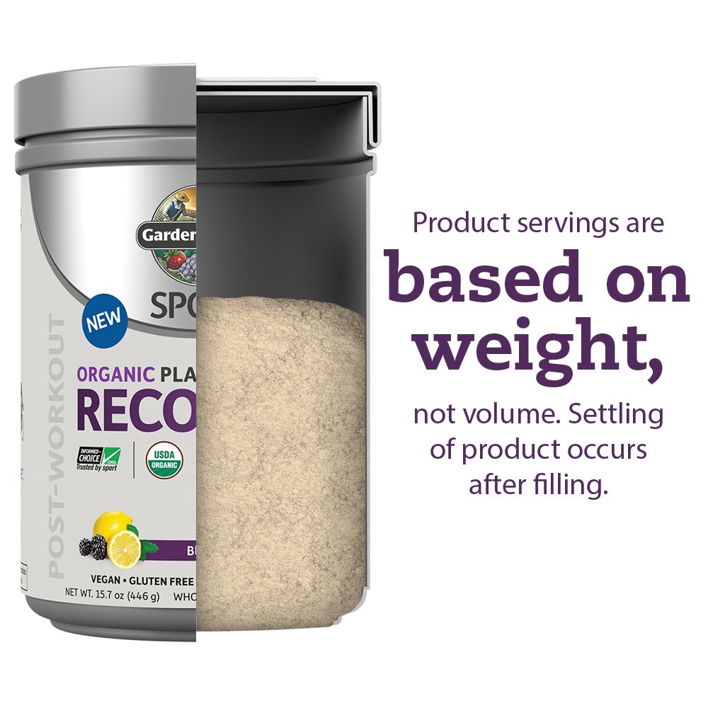 Garden of Life Sport Vegan Post Workout Muscle Recovery Powder for Men