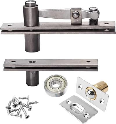TamBee Door Pivot Hinges Heavy Duty 304 Stainless Steel 300 lb Hidden Pivot Kit