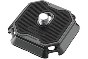 FALCAM F38 Quick Release Plate V2,Compatible with Arca Swiss, Anti-Slip Plate for DSLR/Mirroless Camera -3301
