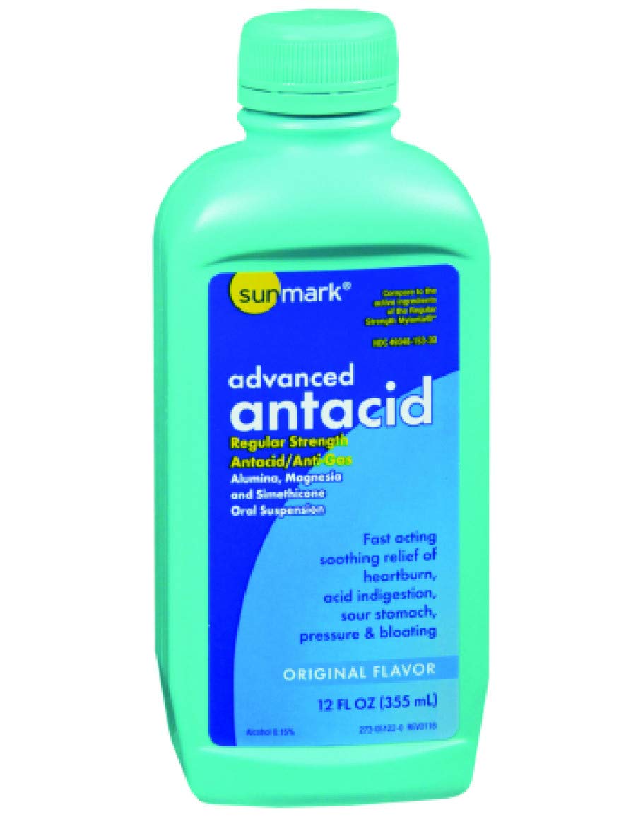 Sunmark Antacid - Liquid - 12 oz by Sunmark