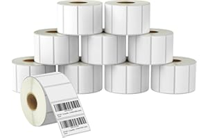 BETCKEY - 2" x 1" (51 mm x 25 mm) UPC Barcode & Address Labels Compatible with Zebra & Rollo Label Printer,Premium Adhesive &
