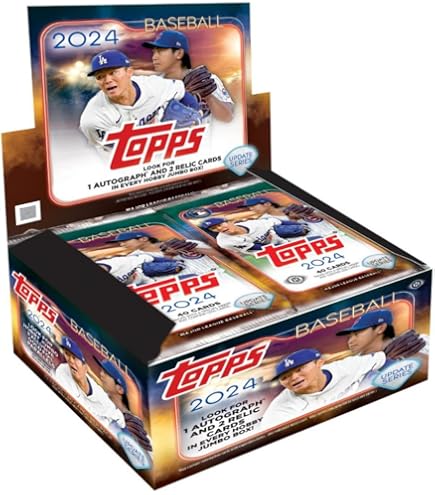 Amazon.com: 2024 Topps Series 2 Baseball HTA Hobby Jumbo Box (3
