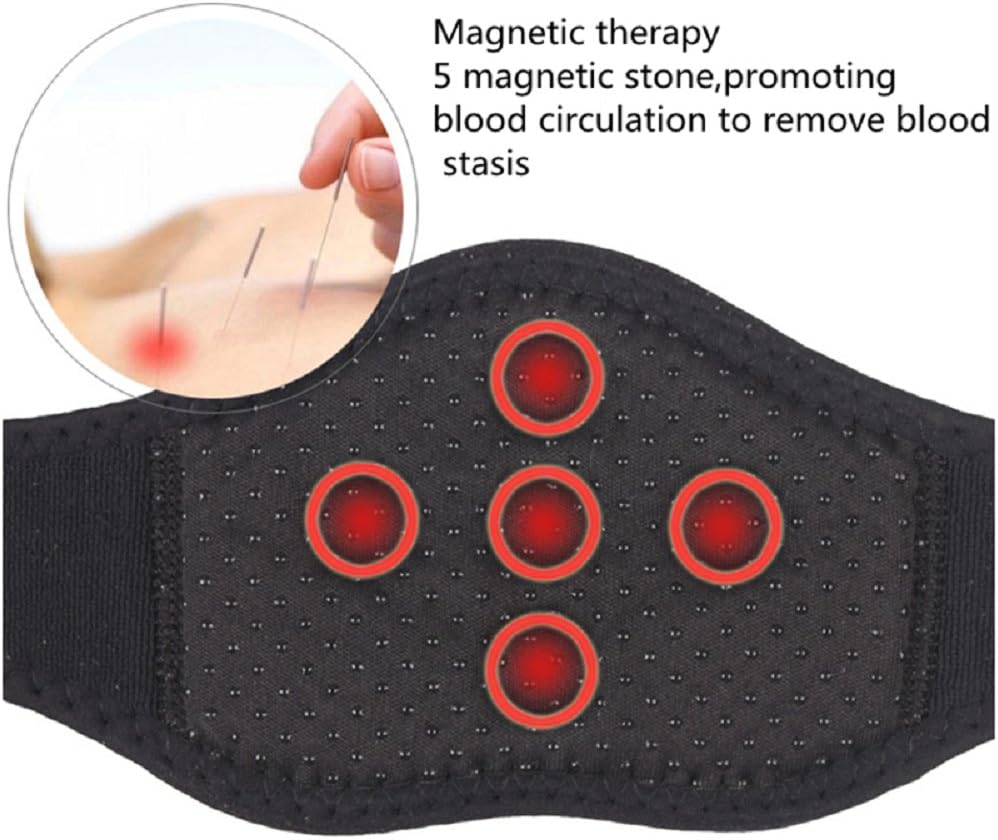 2 Pack Tourmaline Magnetic Therapy Thermal Self-Heating Neck Pad - Not Battery Operated, Massager Belt Neck Support Brace Massager Cervical Vertebra Protection Humidification and Heating: Health & Personal Care