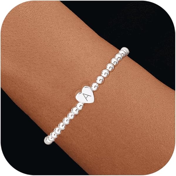 Pack De 4 Pulseras Plateadas Con Diseños Variados De Cadenas, Cuerda