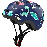 Toddler Helmet,Adjustable Lightweight Baby Infant Bike Helmet for 1-6 Year | CPSC,45-54cm,12 Vents,220g,Dial Fit,2 Washable Liners,with Dust Bag,PC+EPS,for Bike/Scooter/Tricycle