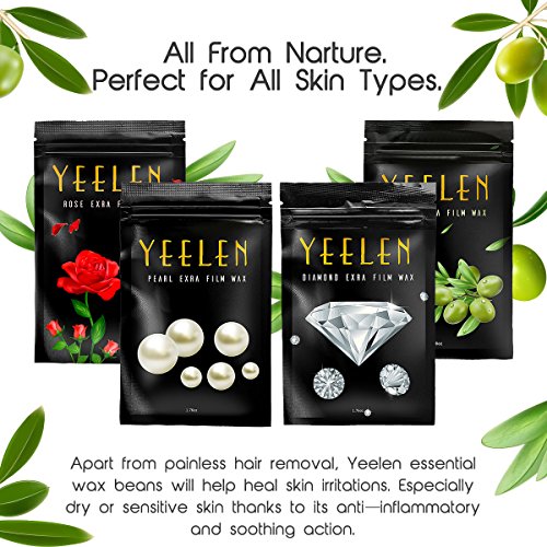 image for Zenpy 【24 in 1】 Yeelen Wax Warmer Hair Removal Waxing Kit Wax Melt