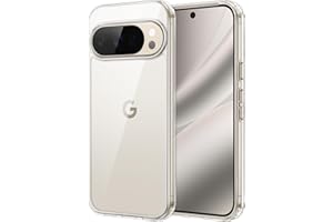 JETech Case for Google Pixel 10/10 Pro 2025, Non-Yellowing Shockproof Bumper Protective Phone Cover, Anti-Scratch Hard PC Bac