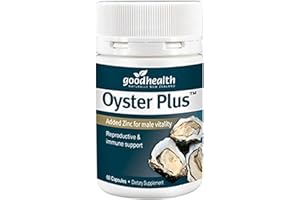 NZ GOOD HEALTH POST Goodhealth Zinc Plus Oyster Extract 60 Capsules Imported from New Zealand
