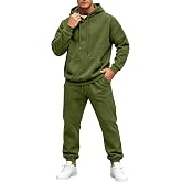 Vividcrate Mens Track Suits 2 Piece Set,Fall Winter Long Sleeve Hoodies Pullover and Pants Leisure Suits