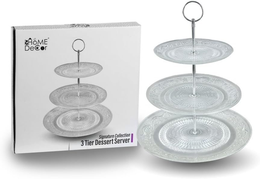 Signature Collection Decorative 3 Tier Dessert Server