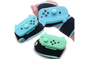 Switch Arm Band, Switch Wrist Strap Compatible with Nintendo Switch Just Dance Game and Switch Boxing Game - Animal Crossing 