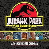 Jurassic Park 25th Anniversary 2018 Wall Calendar