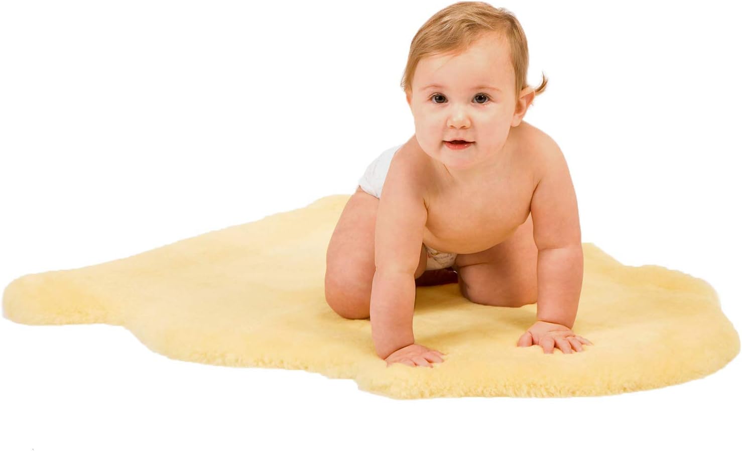 sheepskin rug baby nursery
