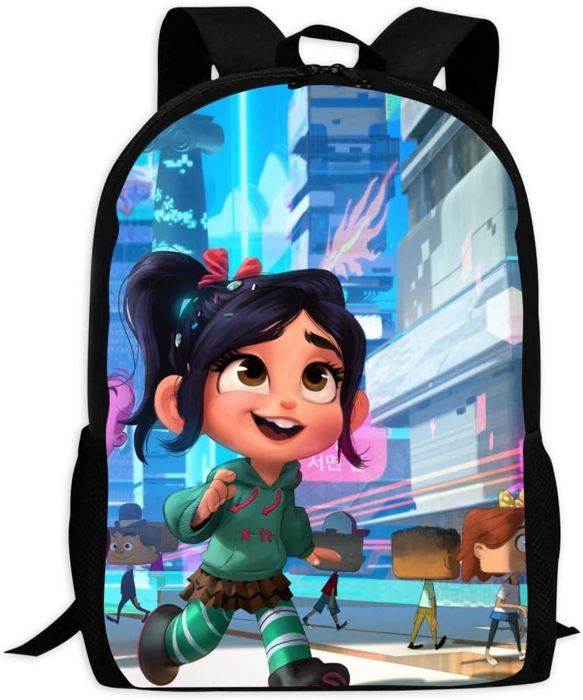 Wreck-It Ral-ph Kids Toddler Backpacks Cute Bookbag Durable School Bags for Boys and Girls