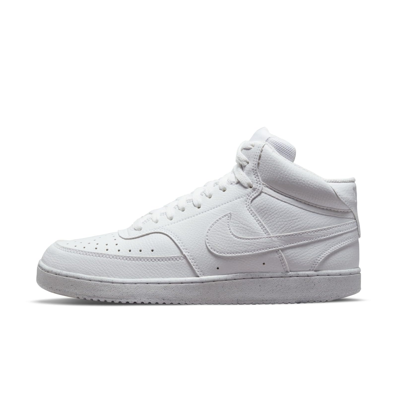 Nike Mens Court Vision Mid Next Nature White/White/White 8.5 Medium Image
