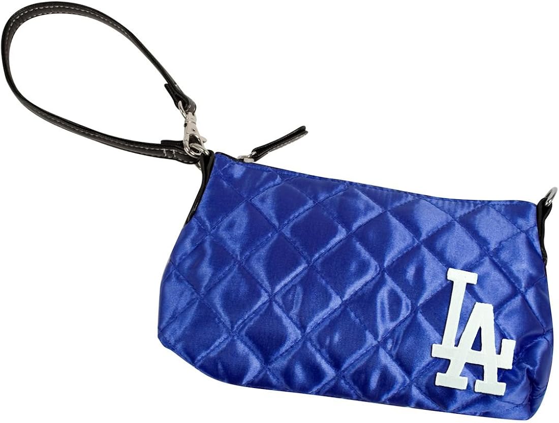 Los Angeles Dodgers Quilted Wristlet Purse Clothing