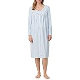 Eileen West Womens Sleepwear & Loungewear - Dream Fleece Collection - Long Sleeve Breathable & Soft Nightgown with Pockets