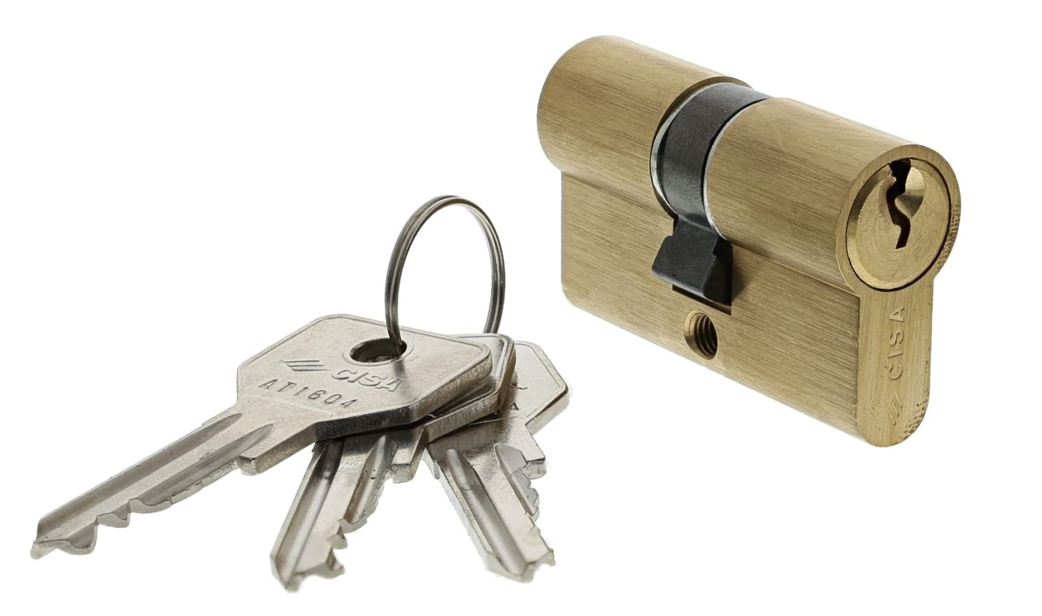 CISA European Profile Cylinder C2000, Brass, Gold, 0G300130