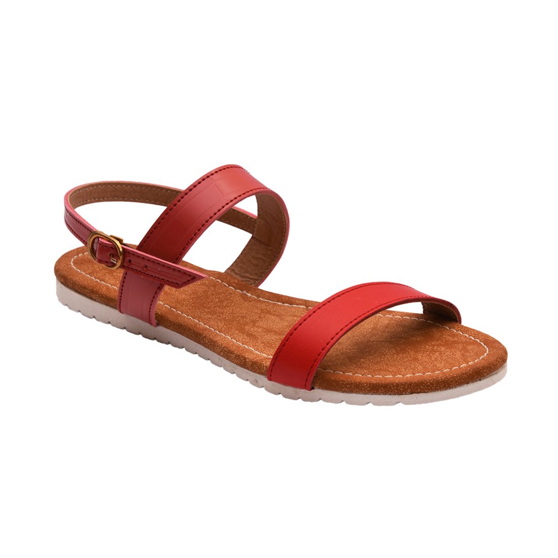 meriggiare ladies casual flat slingback strap sandals for women