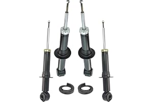 TRQ Front and Rear Shock Absorber Set Compatible with 2003-2006 Ford Expedition
