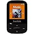 SanDisk Clip Sport 8GB MP3 Player, Black With LCD Screen and MicroSDHC Card Slot- SDMX24-008G-G46K