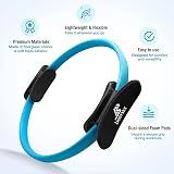 Beenax Pilates Ring Double Handle Exercise Circle Fitness Ring 12/14 in view 6