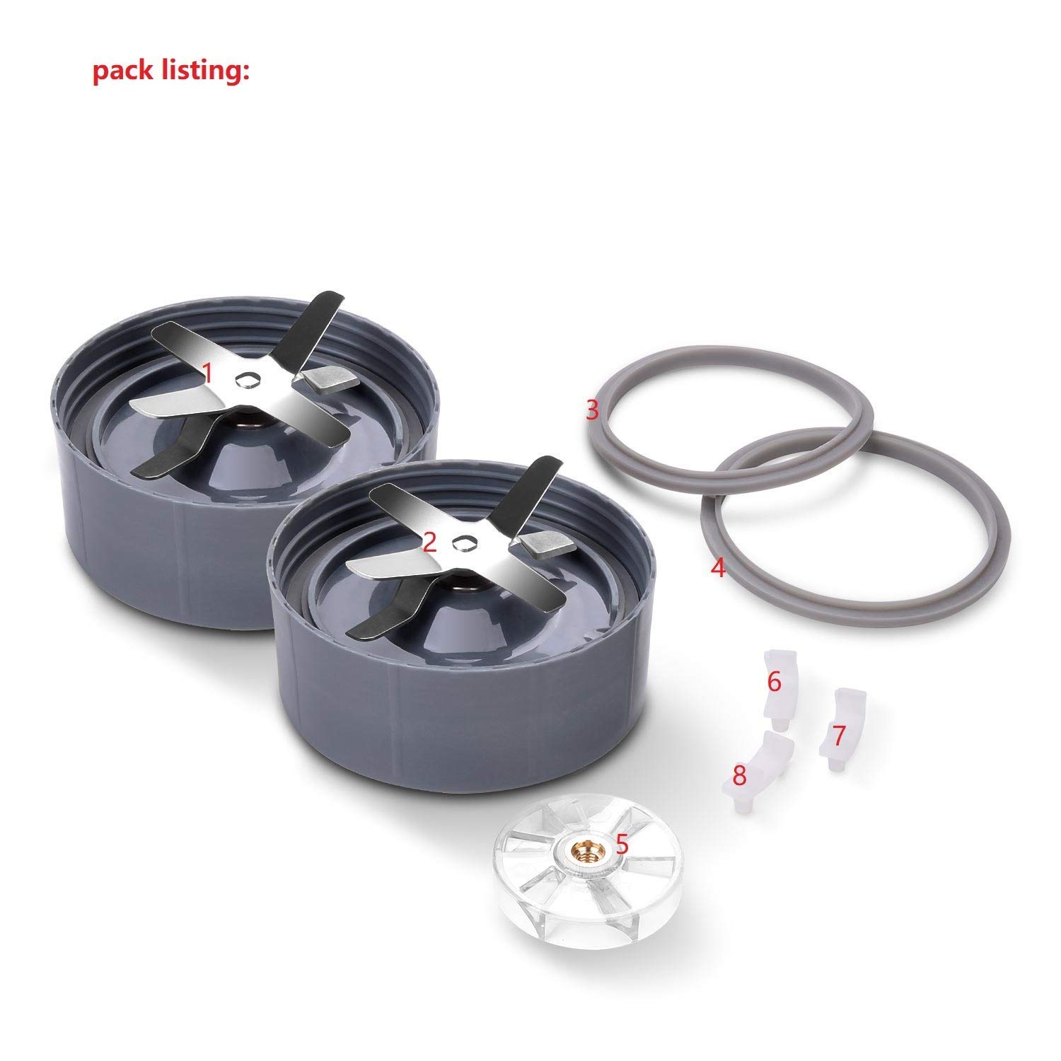 Which Is The Best 6 Fin Rubber Gear For Ninja Blender