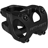 FIFTY-FIFTY Mountain Bike Stem, Aluminum Alloy Short MTB Stem | Suitable for 1-1/8 Steer Tube, 31.8mm Diameter Bicycle Handlebar, Fits All Mountain, Enduro, Downhill, Freeride