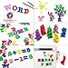 CleverPax MAGNETIC LETTERS numbers for toddlers Alphabet magnets fridge educating kids SET of 67 foam magnets letters refrigerator ABC magnets toy preschool learning education ABCs kids letters