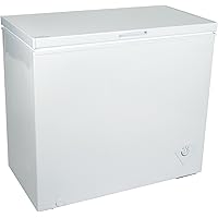 Koolatron KTCF195 Chest Freezer with Adjustable Thermostat, 6.9 Cubic Foot (195 Liters) Capacity-Ideal for Large Families, Homes, Cottage, Offices or Anywhere, White