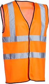 Blackrock Hi-Vis Vest Orange Reflective Safety Workwear EN20471 view 5