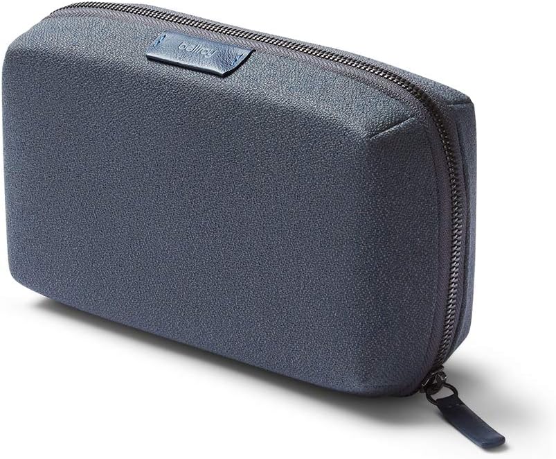 Bellroy Tech Kit, tech Accessories Zip Pouch (Power Bank, Phone Charger, Cables, Earbuds) - Basalt