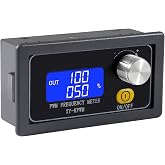 Coliao Signal Generator XY-KPWM 1-Channel 1Hz-150kHz PWM Generator Dual Mode PWM Pulse Frequency Square Wave Signal Generator Module LCD Display 3.3-30V 5-30mA Pulse Frequency Generator