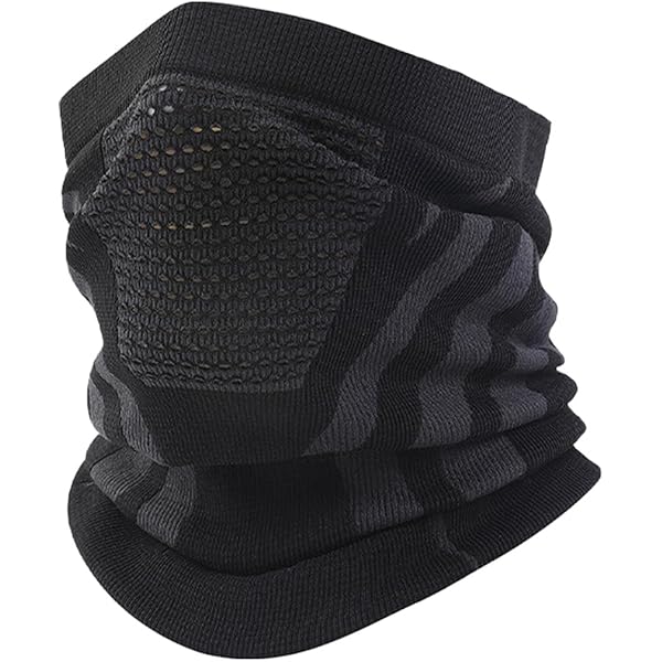Dainese Ws Gaiter Adult Windstopper Fabric Neck Gaiter, Black, One