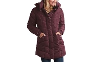 Steve Madden Women's Insulated Quilted Puffer Parka Winter Coat with Hood (S-XL)