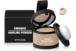 OYB Waverloo Magic Root Cover Up, Waverloo Magic Root Cover Up，Enhance Hairline Powder,Root Touch Up Powder with Mirror,Instantly Conceals Hair Loss, Water Sweat Resistant (Light blonde, 0.14 Ounce)