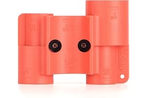 iCrimp Deburr & Gauge Tool Sized 1/4'' to 1'', PEX Chamfer and Insertion Depth Gauge Tool for Sharkbite Push to Connect Fitti