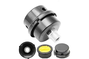 TUAIC HL018200AV Air Compressor Silencer Filter Metal 20mm Thread Fits Campbell Hausfeld Husky Sears Air Compressor (1/2"PT 20mm)