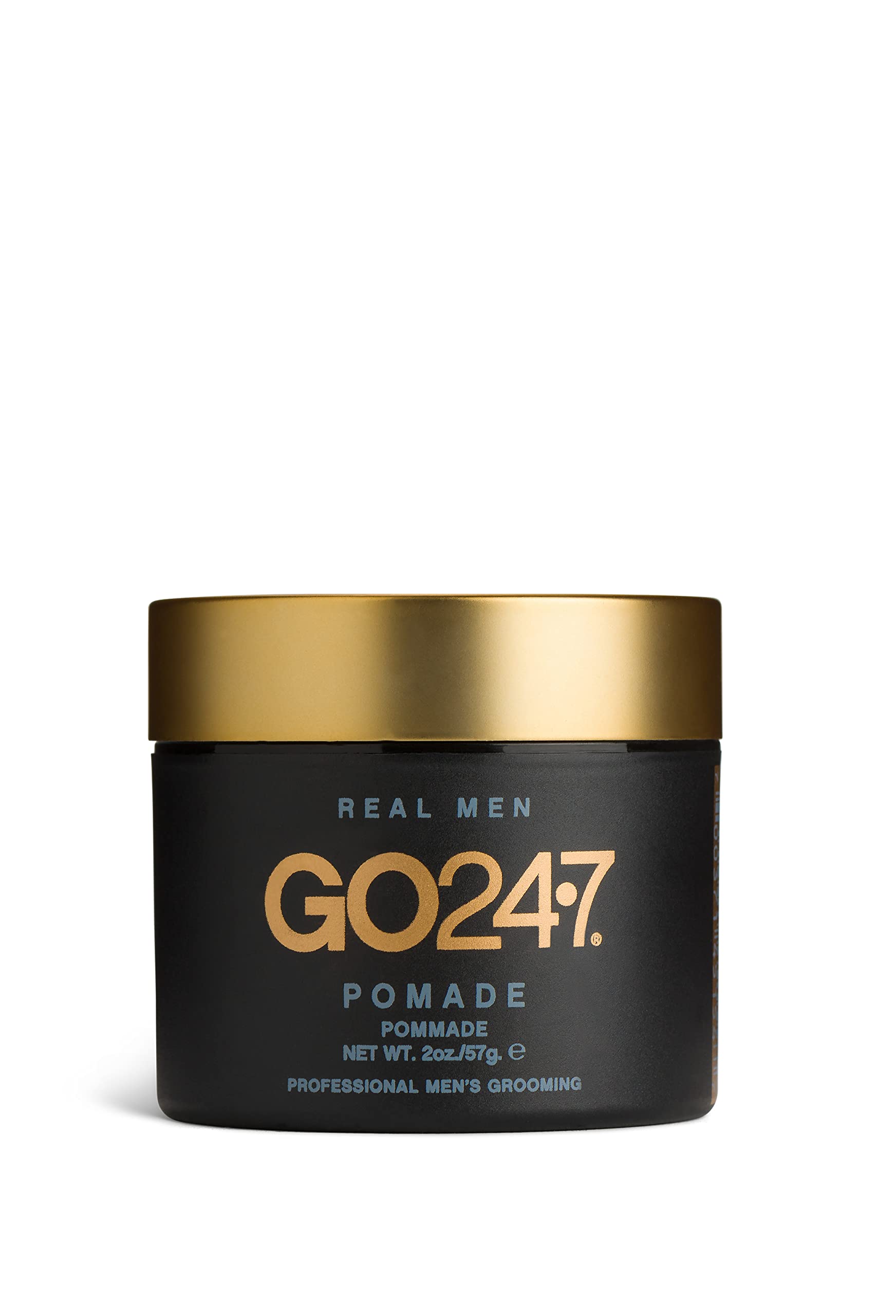 Photo 1 of GO247 Pomade - Medium Hold, High Shine Pomade for Men - Water-Activated Formula for Easy Restyling - Controls Frizz & Flyaways - Ideal for Sleek, Polished Looks, 2 Oz