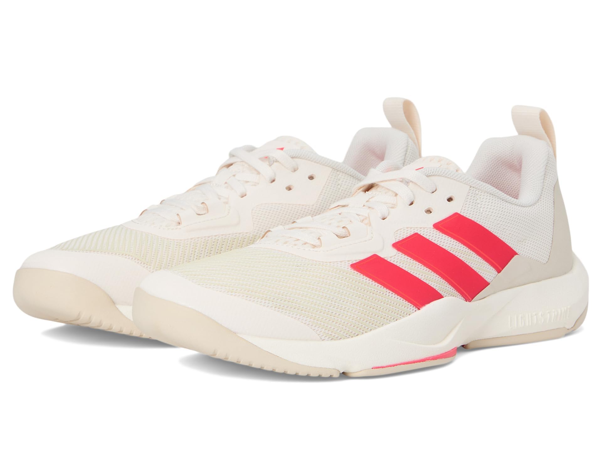 Adidas Womens Rapidmove 2 Training, Chalk White/Lucid Red/Alumina, 12