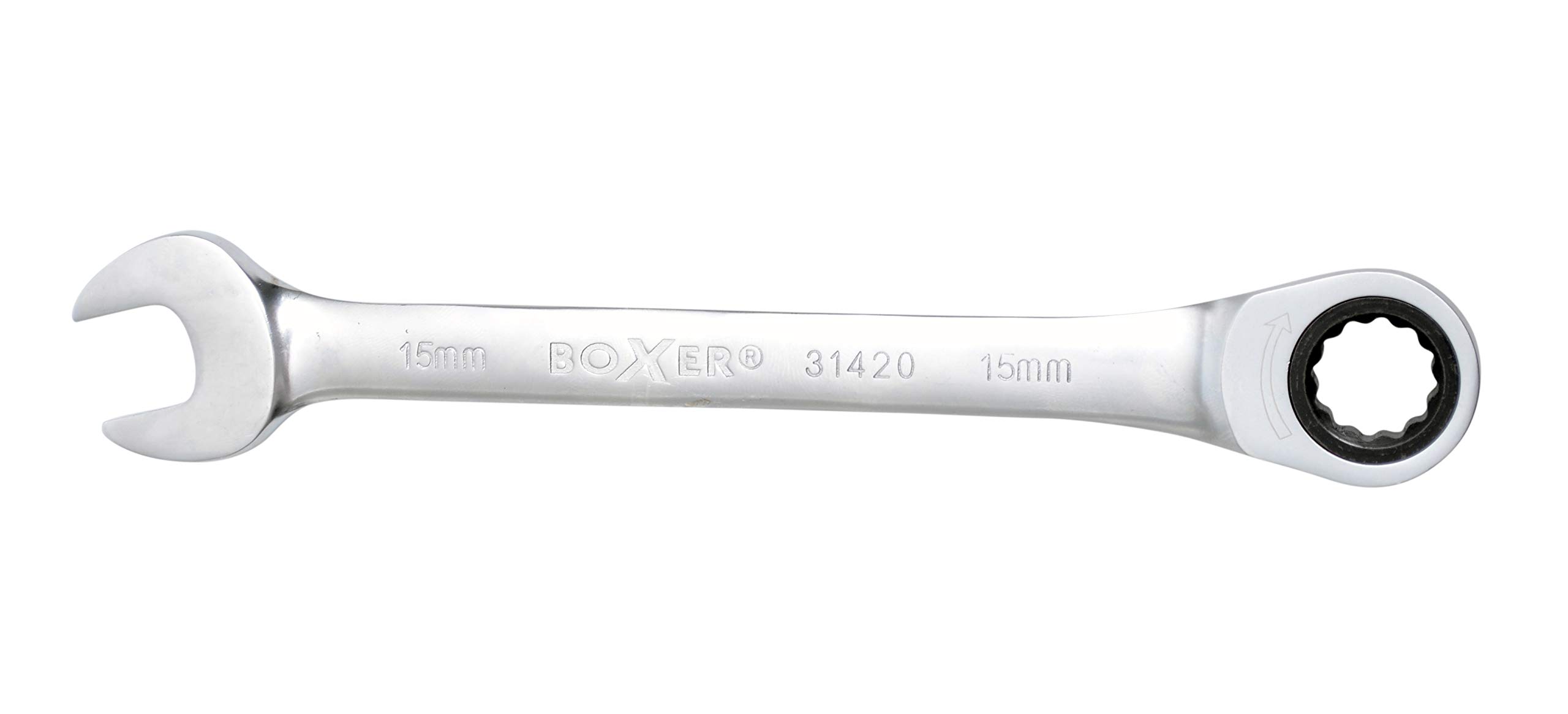 Boxer® Combination Spanner with Ratchet 15mm Chrome Vanadium