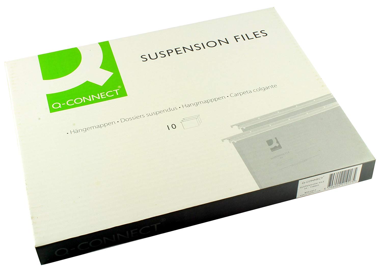 Q-Connect A4 Tabbed Suspension Files (Pack of 10)